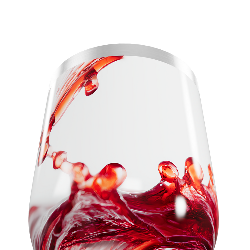 Copo Térmico Slim - Branco Estampa Splash