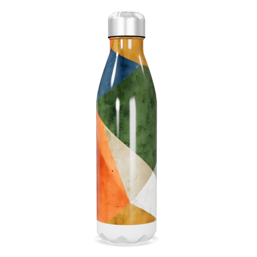 Garrafa Inox - Cores Geométricas