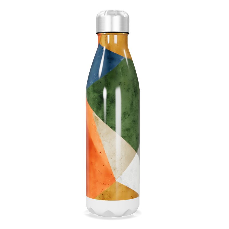 Garrafa Inox - Cores Geométricas