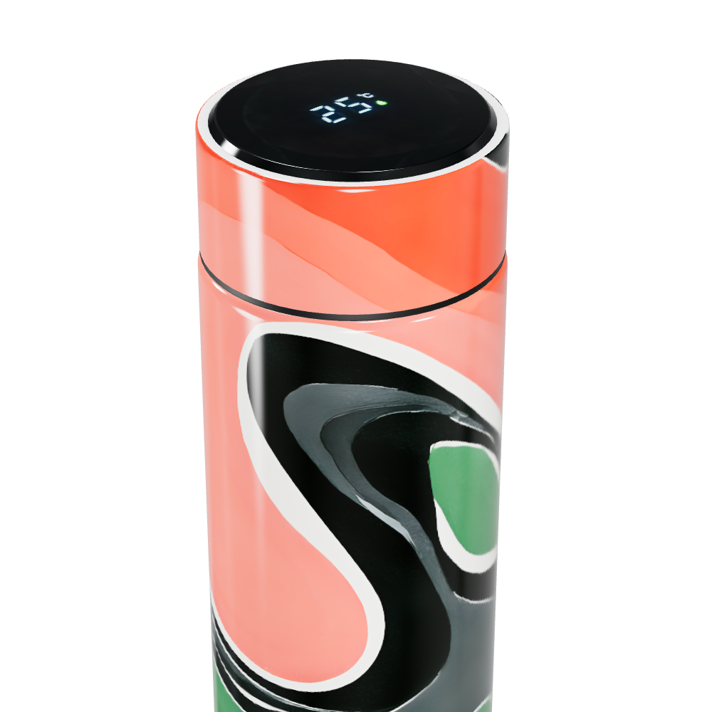 Garrafa Térmica Touch - Estampa Colorida