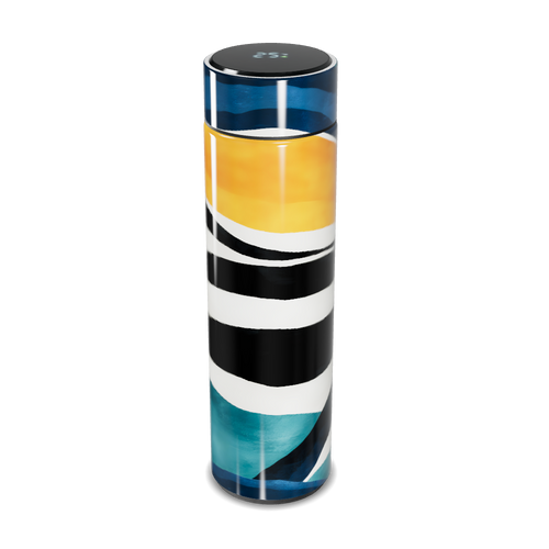 Garrafa Térmica Touch - Listras Coloridas