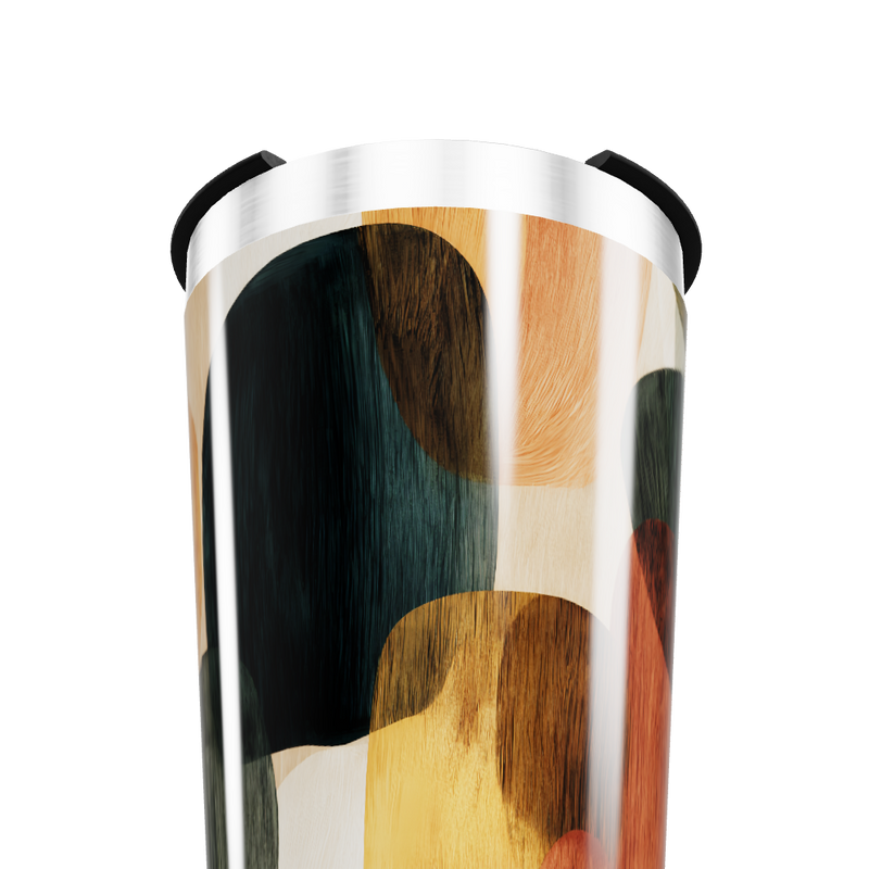 Copo Térmico - Estampa Abstrata Colorida