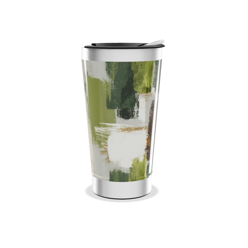 Copo Térmico - Estampa Abstrata Colorida