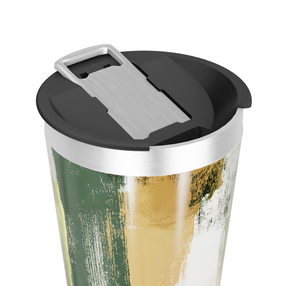 Copo Térmico - Estampa Abstrata Colorida