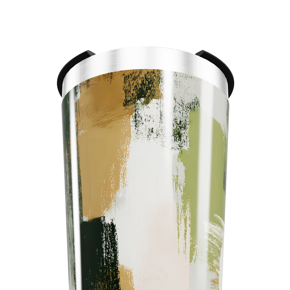 Copo Térmico - Estampa Abstrata Colorida