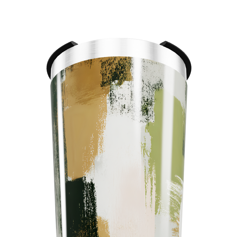 Copo Térmico - Estampa Abstrata Colorida