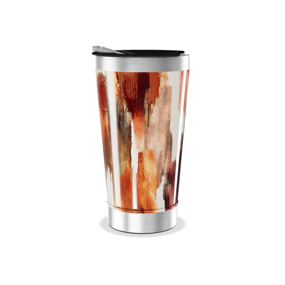 Copo Térmico - Estampa Abstrata Colorida