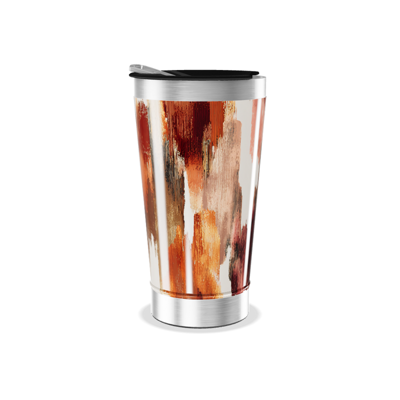 Copo Térmico - Estampa Abstrata Colorida