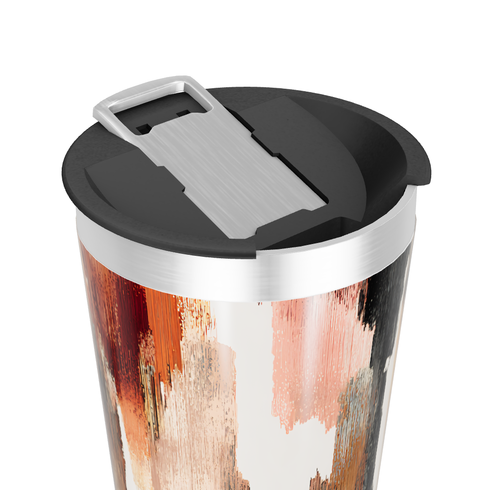 Copo Térmico - Estampa Abstrata Colorida