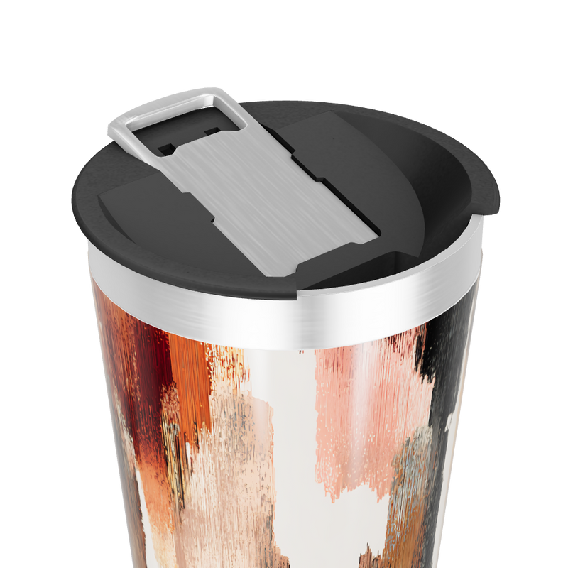 Copo Térmico - Estampa Abstrata Colorida