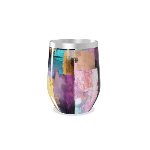 Copo Térmico Slim - Estampa Abstrata Colorida