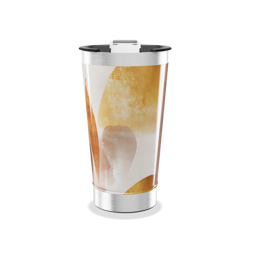 Copo Térmico - Estampa Abstrata Colorida