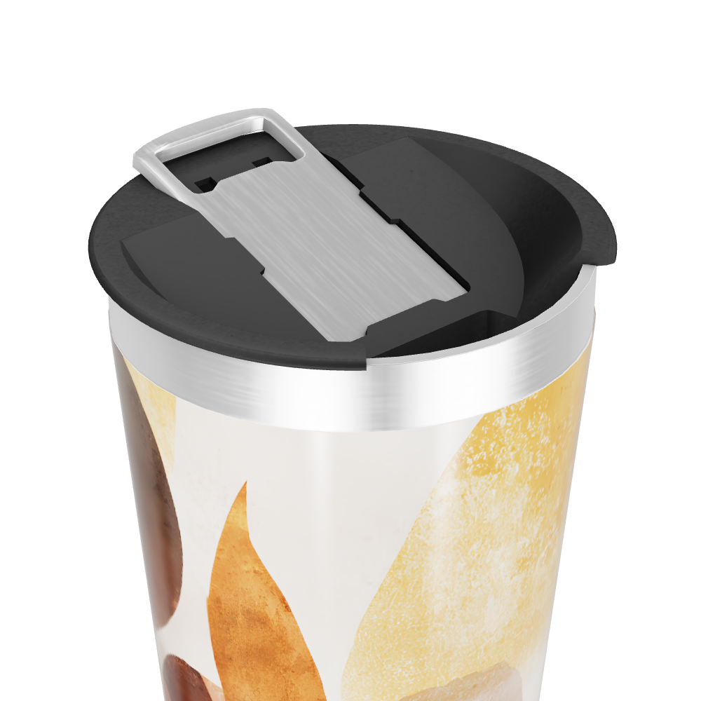 Copo Térmico - Estampa Abstrata Colorida