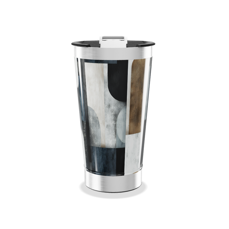 Copo Térmico - Abstrato Multicolorido