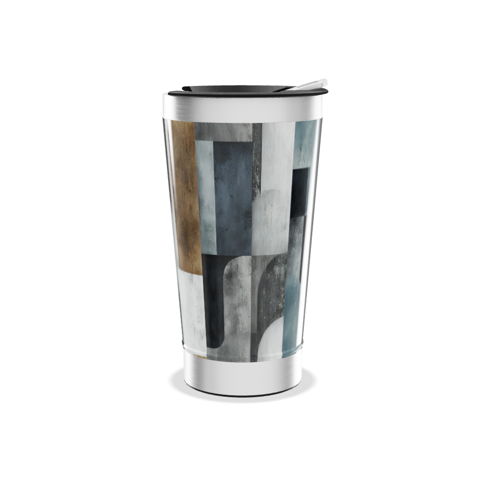 Copo Térmico - Abstrato Multicolorido