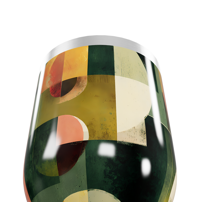 Copo Térmico Slim - Abstrato Colorido Inox