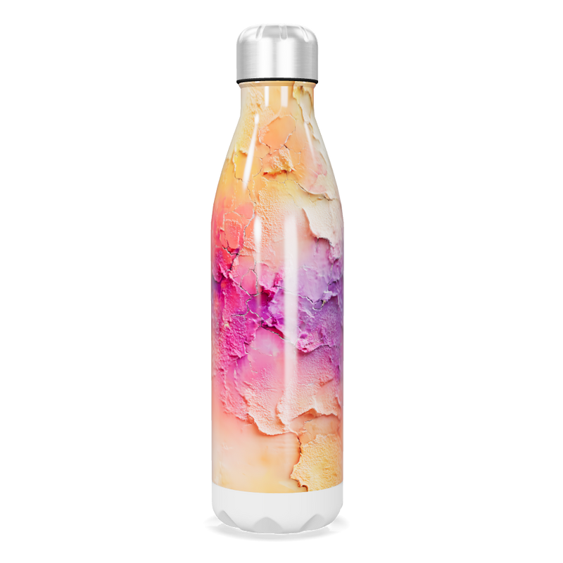 Garrafa Inox - Estampa Colorida Abstrata