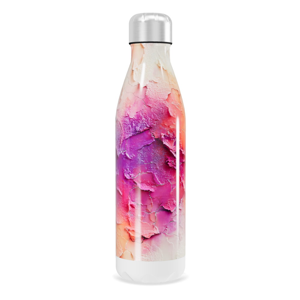 Garrafa Inox - Estampa Colorida Abstrata