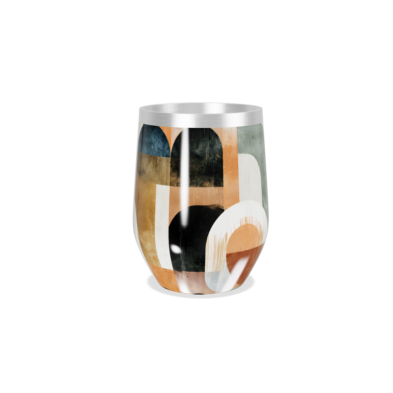 Copo Térmico Slim - Estampado Abstrato Colorido