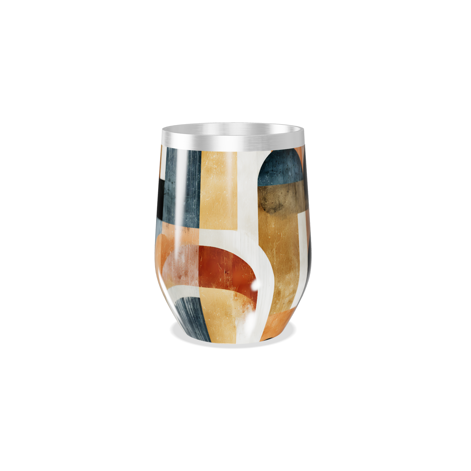 Copo Térmico Slim - Estampado Abstrato Colorido