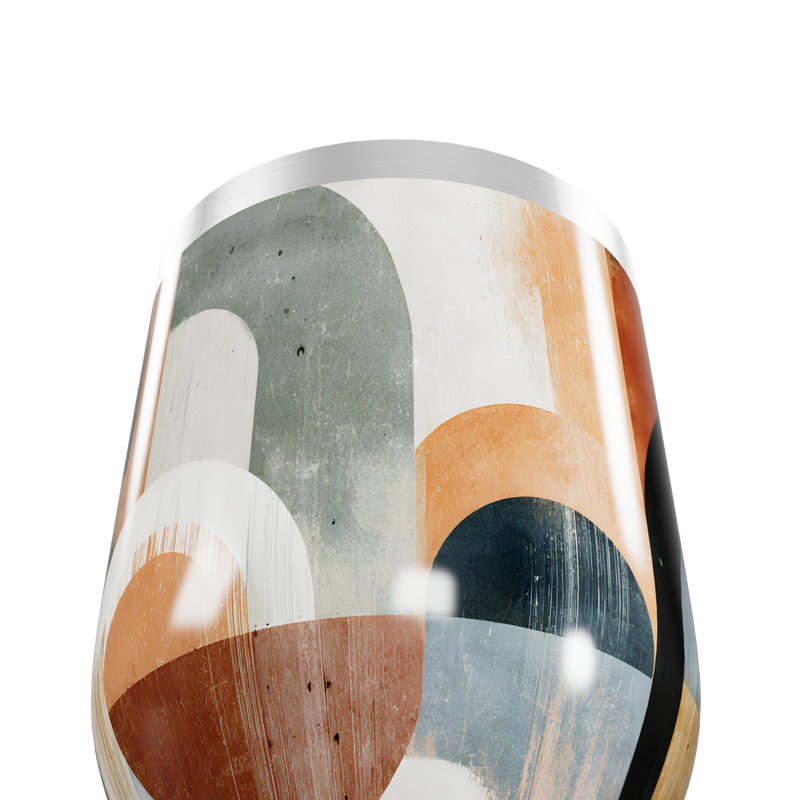 Copo Térmico Slim - Estampado Abstrato Colorido