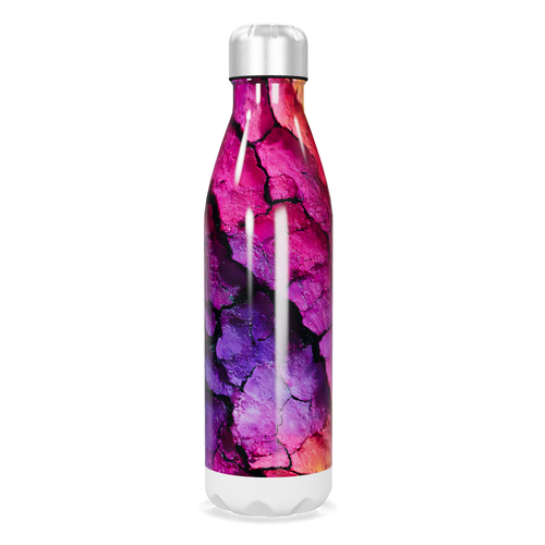 Garrafa Inox  - Colorida Estampa Abstrata