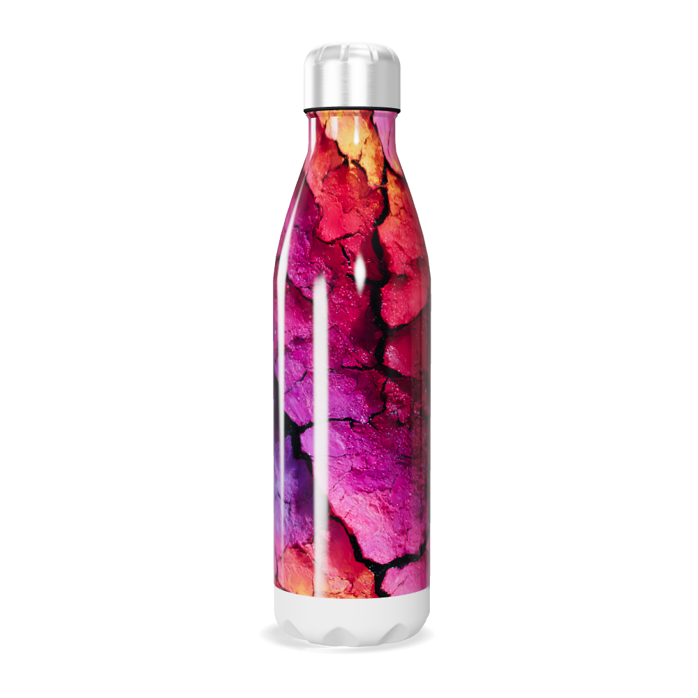 Garrafa Inox  - Colorida Estampa Abstrata