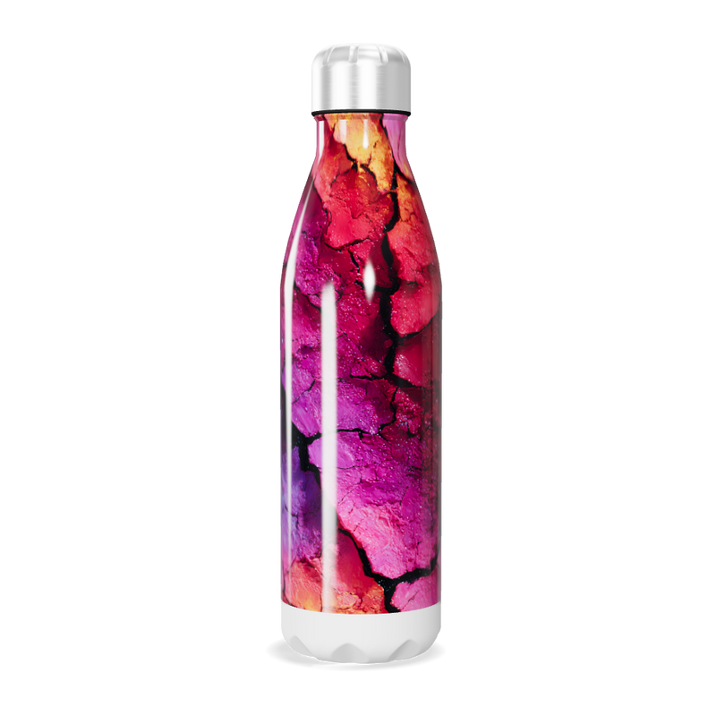 Garrafa Inox  - Colorida Estampa Abstrata