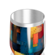 Copo Térmico Slim - Estampa Colorida Abstrata