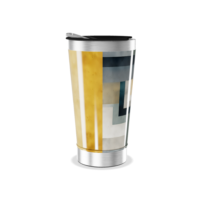 Copo Térmico - Estampa Geométrica Colorida