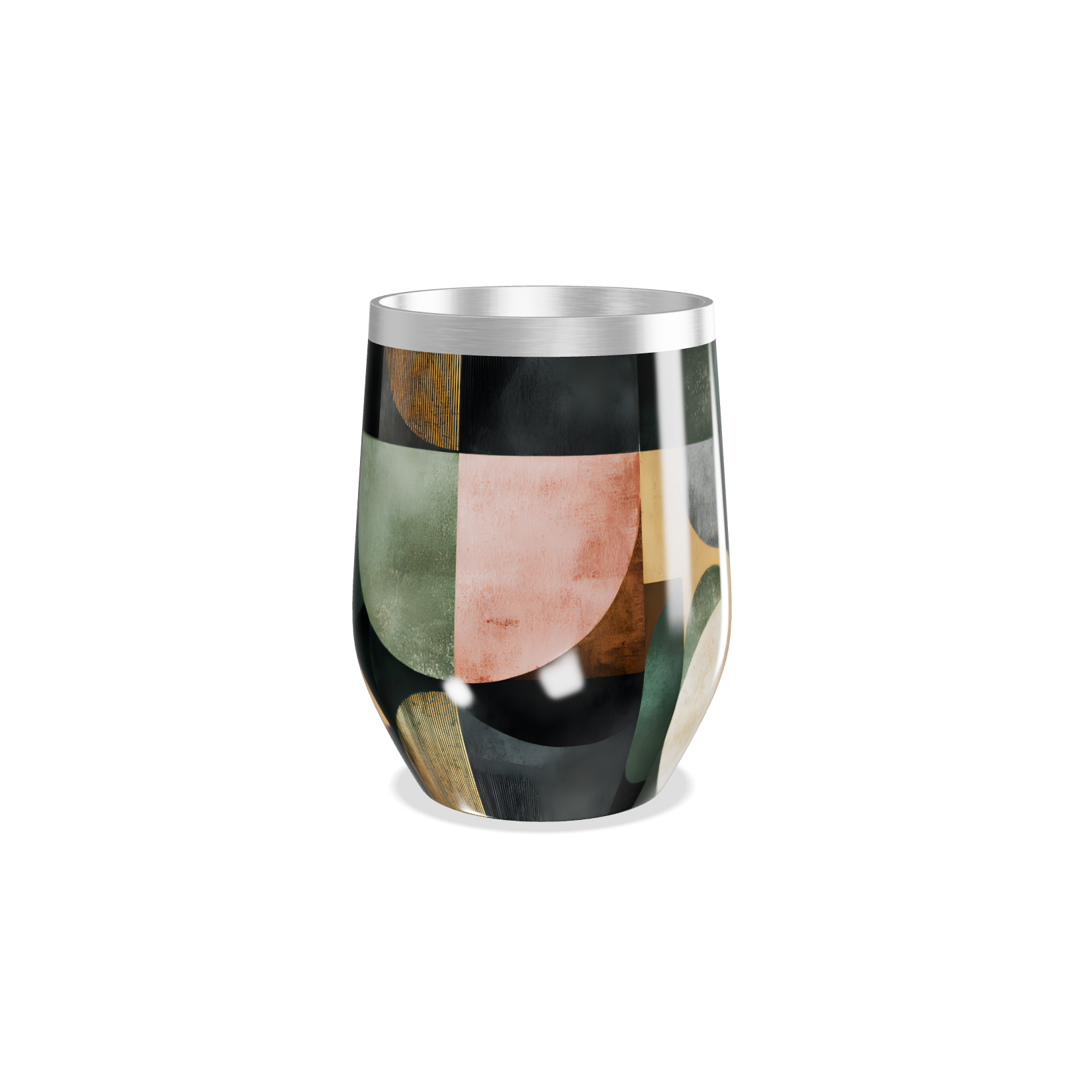 Copo Térmico Slim - Aço Inox Estampado Colorido