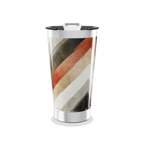 Copo Térmico - Listras Coloridas Aço Inox