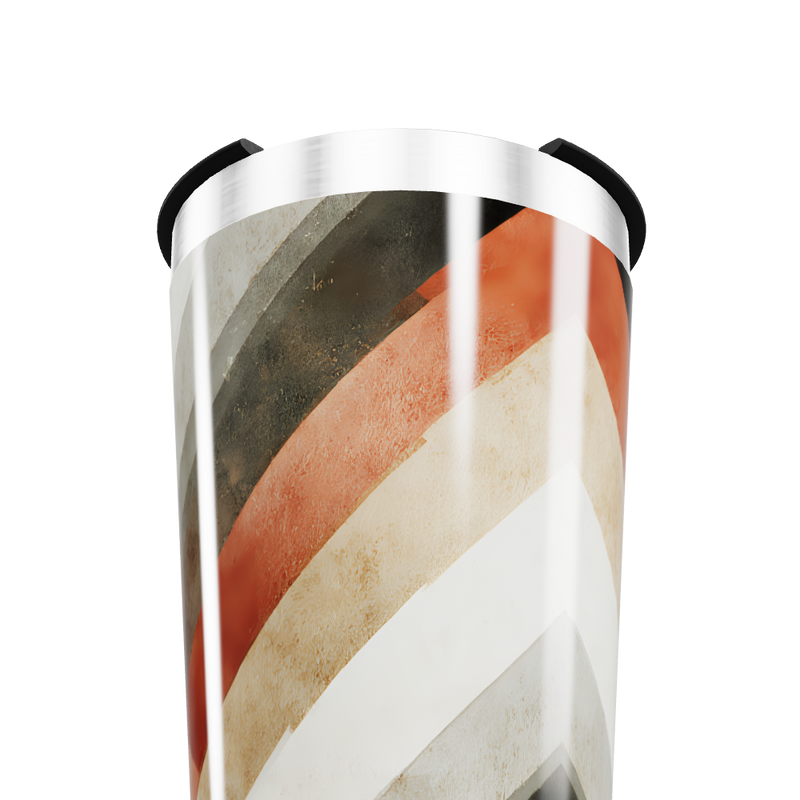 Copo Térmico - Listras Coloridas Aço Inox