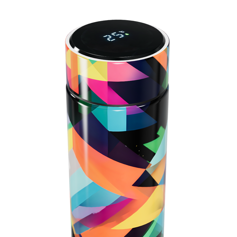 Garrafa Térmica Touch - Estampa Colorida