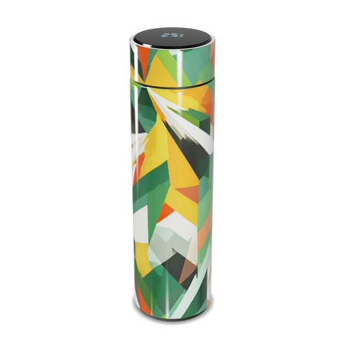 Garrafa Térmica Touch - Estampa Colorida Geométrica