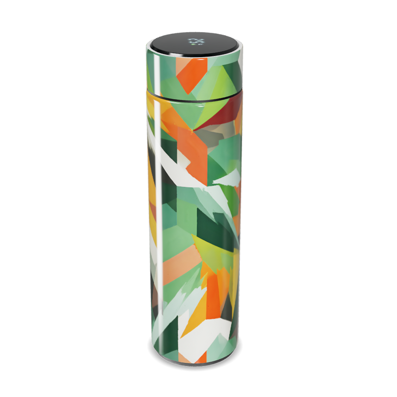 Garrafa Térmica Touch - Estampa Colorida Geométrica