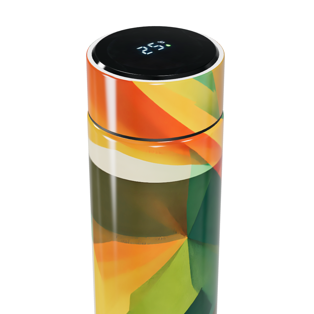 Garrafa Térmica Touch - Estampa Colorida