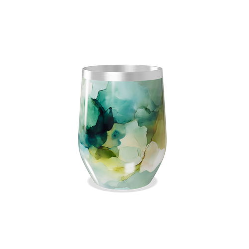 Copo Térmico Slim - Estampa Abstrata Colorida