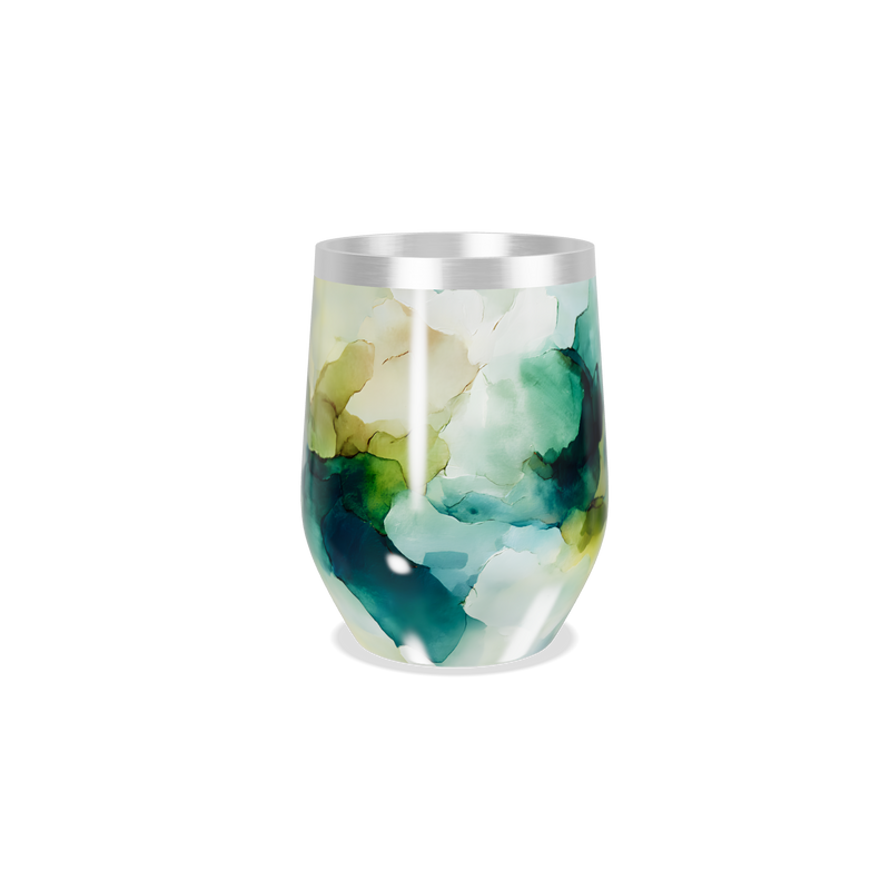 Copo Térmico Slim - Estampa Abstrata Colorida