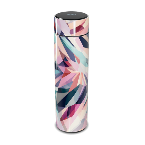 Garrafa Térmica Touch - Estampa Geométrica Colorida