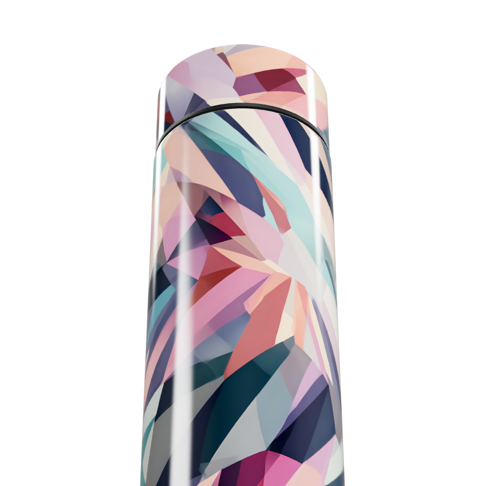 Garrafa Térmica Touch - Estampa Geométrica Colorida