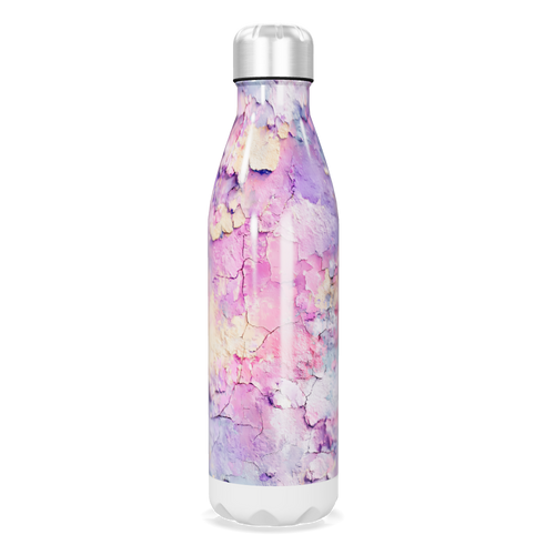 Garrafa Inox - Estampa Aquarela Rosa