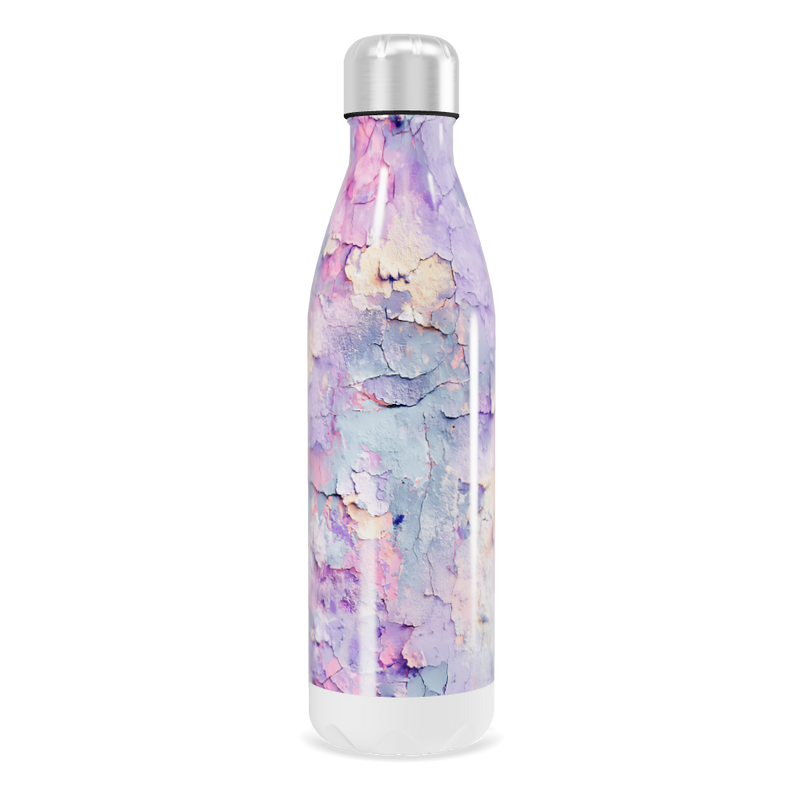 Garrafa Inox - Estampa Aquarela Rosa