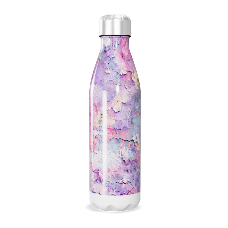 Garrafa Inox - Estampa Aquarela Rosa