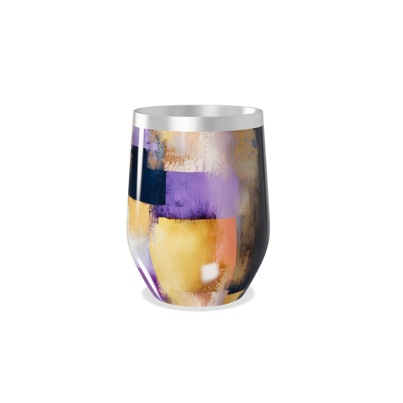 Copo Térmico Slim - Abstrato Multicolorido