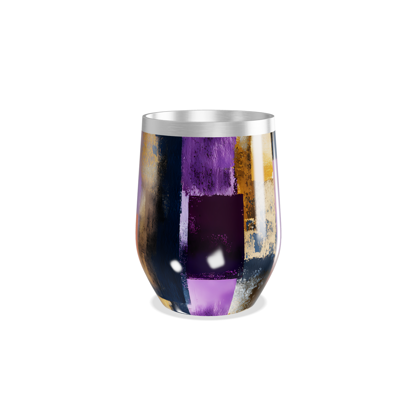 Copo Térmico Slim - Abstrato Multicolorido