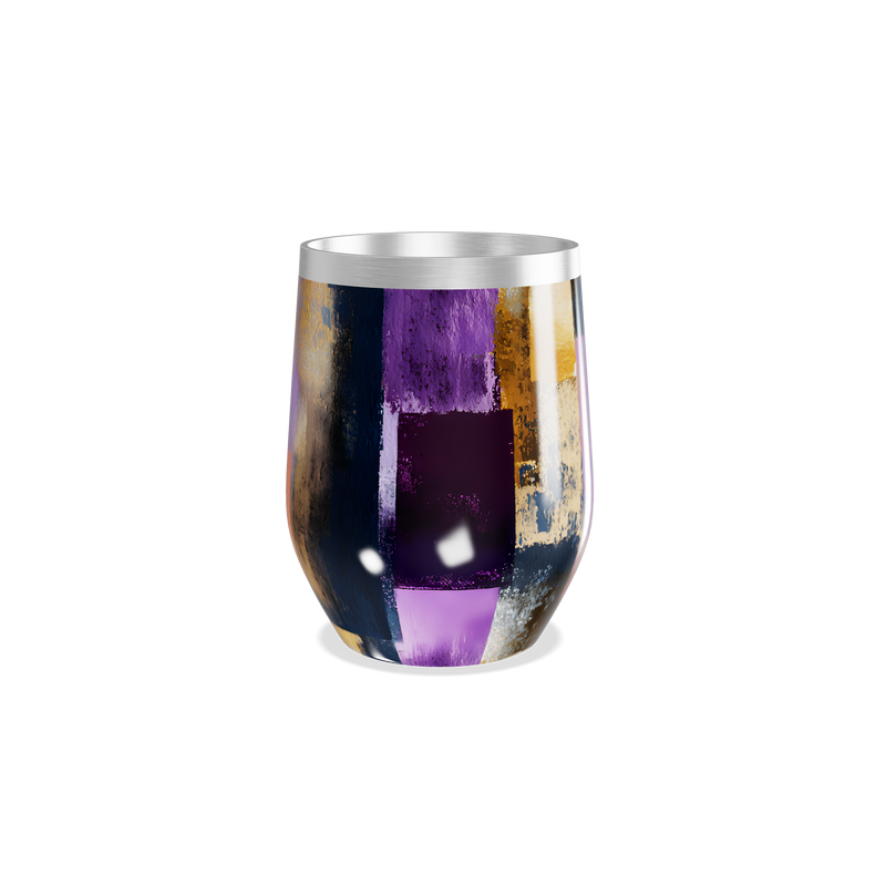 Copo Térmico Slim - Abstrato Multicolorido