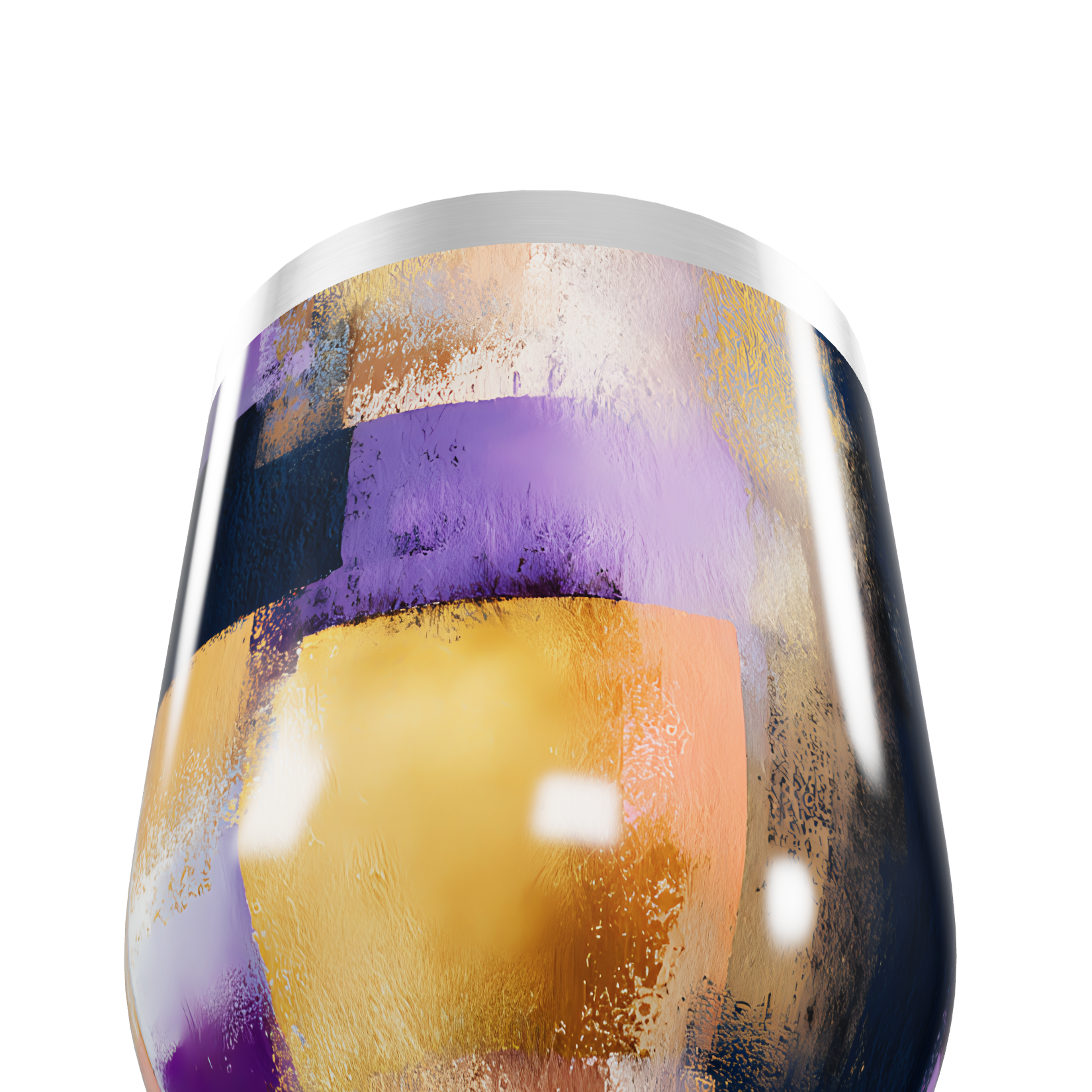 Copo Térmico Slim - Abstrato Multicolorido