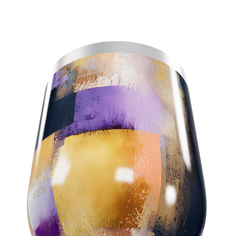 Copo Térmico Slim - Abstrato Multicolorido