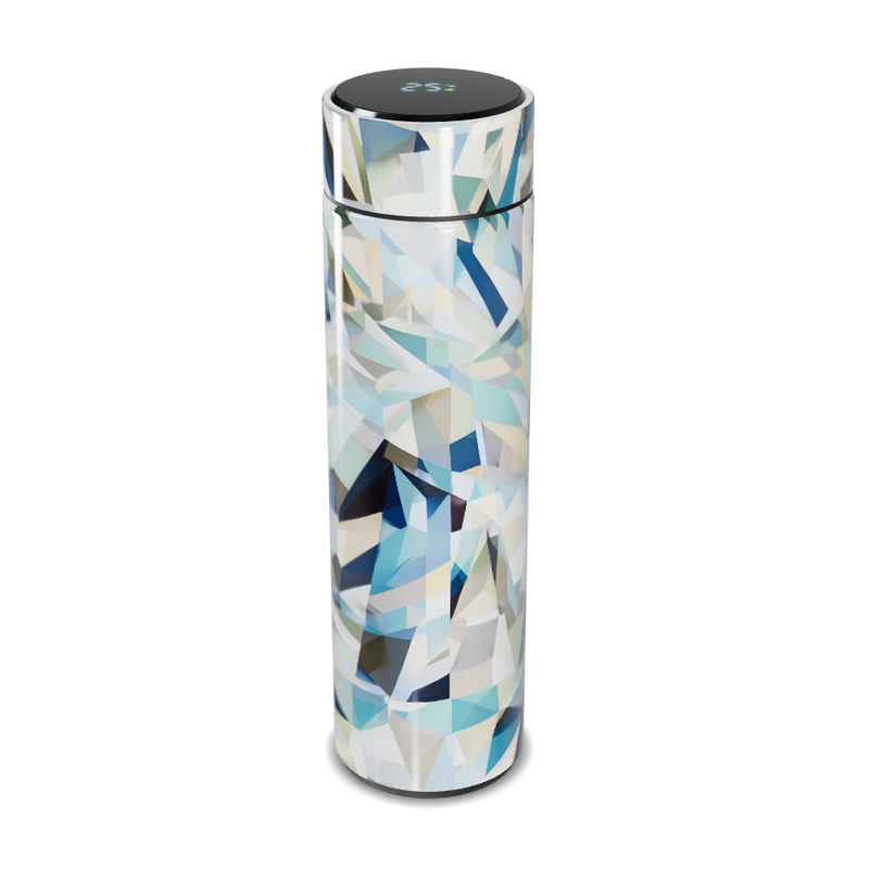 Garrafa Térmica Touch - Estampa Geométrica Colorida